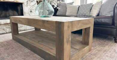 DIY Chunky Coffee Table