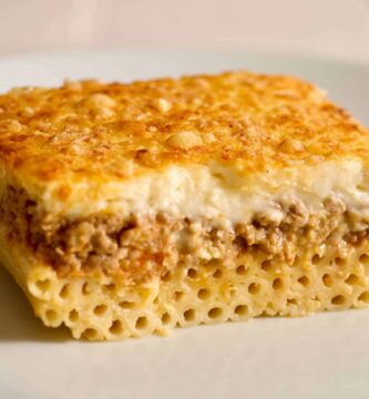 Greek Pastitsio recipe (Greek Lasagna with Béchamel) 3 Greek Pastitsio recipe Greek Lasagna with Bechamel scaled