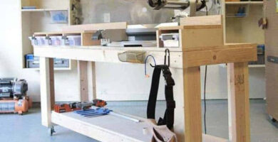 Miter Saw Stand DIY by Shanty2Chic Free Plans