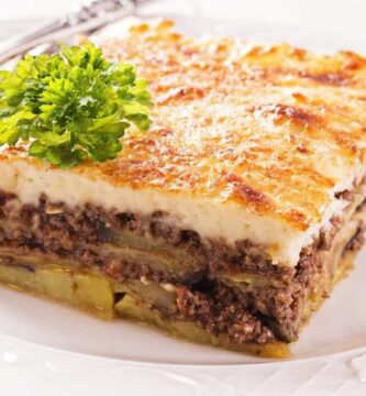 Moussaka recipe Traditional Greek Moussaka with Eggplants