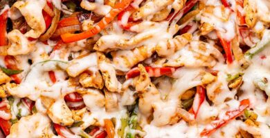 chicken cheesesteak skillet pic