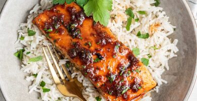 Easy Honey Glazed Salmon 34 honey glazed salmon 7