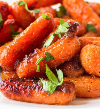 Roasted Baby Carrots With Honey 2 honey roasted baby carrots wide