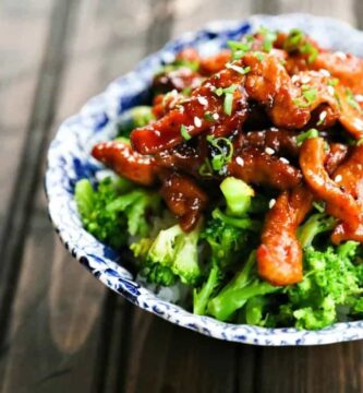 Easy Garlic Ginger Sticky Glazed Pork 3