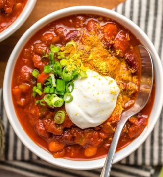 Easy Vegan Chili Recipe - From My Bowl 2 Easy Vegan Chili OilFree FromMyBowl 4