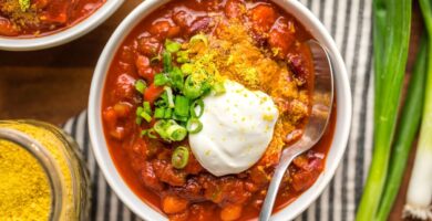 Easy Vegan Chili OilFree FromMyBowl 4