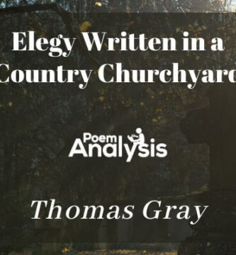 Elegy Written in a Country Churchyard by Thomas Gray