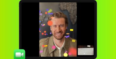 FaceTime effects on iPad