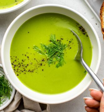 Inexperienced Pea Soup 1 Green Pea Soup FromMyBowl 12