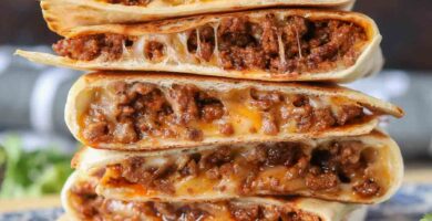 Ground Beef Quesadillas 4