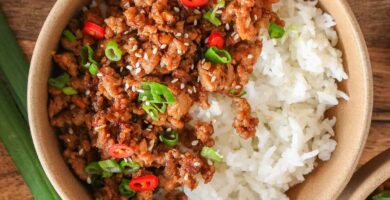Ground Turkey Rice Bowl Recipe