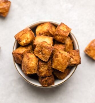 The EASIEST Crispy Tofu Recipe (Only 3 Ingredients!) 3 How To Crispy Tofu Vegan GlutenFree OilFree FromMyBowl 10
