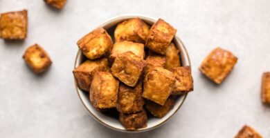 How To Crispy Tofu Vegan GlutenFree OilFree FromMyBowl 10