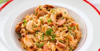 Fast & Straightforward Consolation Meals 22 Instant Pot Jambalaya title image