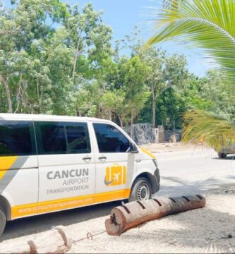 Private van from Cancun Airport