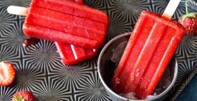 Strawberry Popsicles Small Batch Recipe Photo 0872