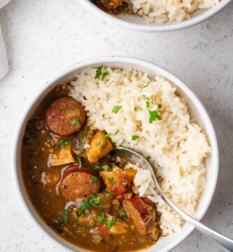 Chicken and Sausage Gumbo (Dark Roux) Kroll's Korner 1 chicken sausage gumbo 1200px 7