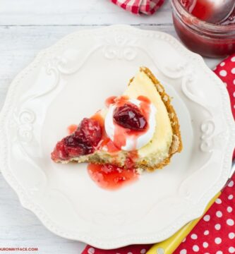 homemade cheesecake filling