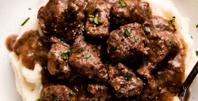 Instant Pot Beef Tips & Gravy 25 instant pot beef tips and gravy 3