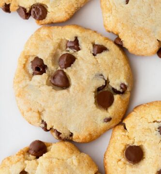 Keto Cookies - The BEST Low Carb Chocolate Chip Cookies! 3 Sugar Free Chocolate Chip Cookies
