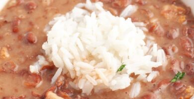 popeyes red bean and rice