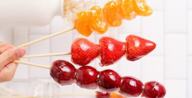 tanghulu strawberry tangerines and grapes e1751485847551