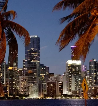 A view of downtown Miami.