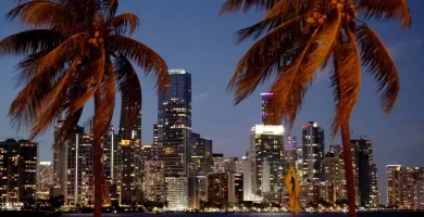 A view of downtown Miami.