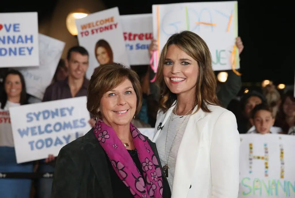 Savannah Guthrie and her mother Nancy Guthrie 