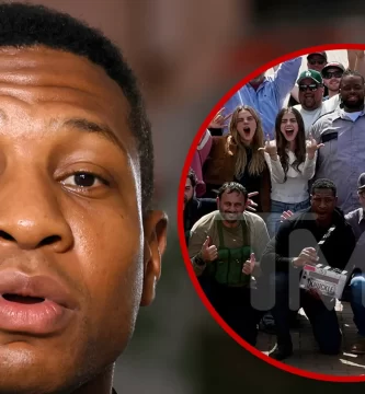Jonathan Majors says he's fine after falling out of window on set