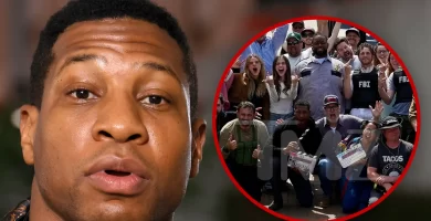 Jonathan Majors says he is wonderful after falling out of window on set 4 Jonathan Majors says he's fine after falling out of window on set