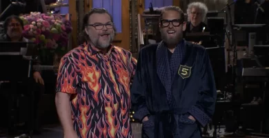 Jack Black and Jonah Hill on SNL.