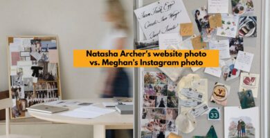 Natasha Archer's new website and Instagram seem heavily influenced by the Sussexes
