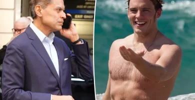 Sam Claflin Goes for a Shirtless Run, Fareed Zakaria on Train 1, and More Sightings