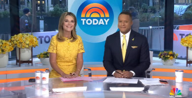 Savannah Guthrie and Craig Melvin on The Today Show