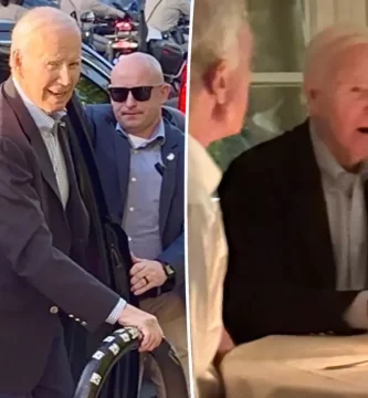 Joe Biden surfaces for dinner at Santa Monica restaurant – but it's Cill who does most of the talking