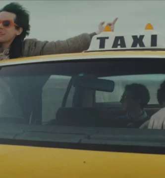A scene from the Green Day movie 'New Years Rev'