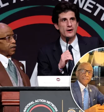 Jack Schlossberg and Rev. Al Sharpton reunite at his NAN conference, after an energizing breakfast