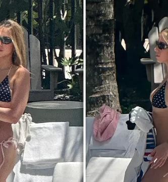 Tate McRae reveals off her bikini physique whereas on trip on the studio in Miami 1 Tate McRae shows off her bikini body while on vacation at the studio in Miami