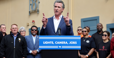 Hollywood scrambles to connect with Gavin Newsom's successor
