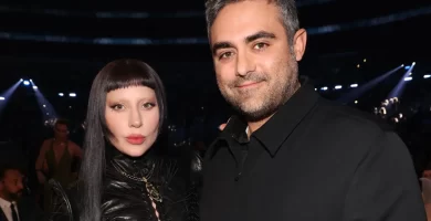 Lady Gaga celebrates the end of her tour by partying with her fiancé Michael Polansky at the LES