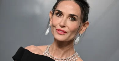 Demi Moore attends the 2026 Vanity Fair Oscar Party hosted by Mark Guiducci at Los Angeles County Museum of Art on March 15, 2026 in Los Angeles, California.