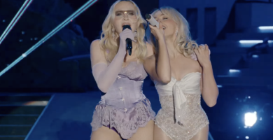 Madonna joins Sabrina Carpenter at Coachella for 'Vogue,' a brand new duet 14 Madonna and Sabrina Carpenter