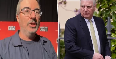 John Oliver guts 'horrible' royals and hopes Prince Andrew ends up 'in hell'