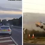 Driver Takes Off, Flips Car In High-Speed ​​Police Chase, Watches Wild Video