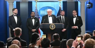 Trump reveals 'stunning' response to WHCD capturing, 'a harmful career' 11 Trump reveals 'shocking' reaction to WHCD shooting, 'a dangerous profession'