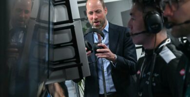 Prince William awkwardly made some 'jokes' about AI replacing race car drivers