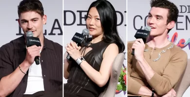 Fiennes Tiffin, Zine Tseng and Dónal Finn, hero of young Sherlock, on fatal friendship