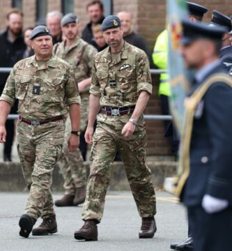 Prince William made a surprise visit to an RAF base in Wales today.