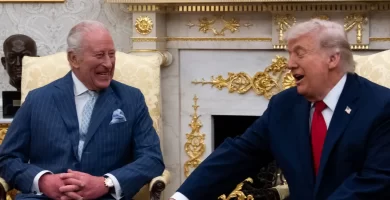 King Charles was welcomed right into a 'gaudy' Oval Workplace that underwent a Trump transformation 9 King Charles was welcomed into a 'gaudy' Oval Office that underwent a Trump transformation